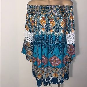 WinWin pinwheel sleeve tunic